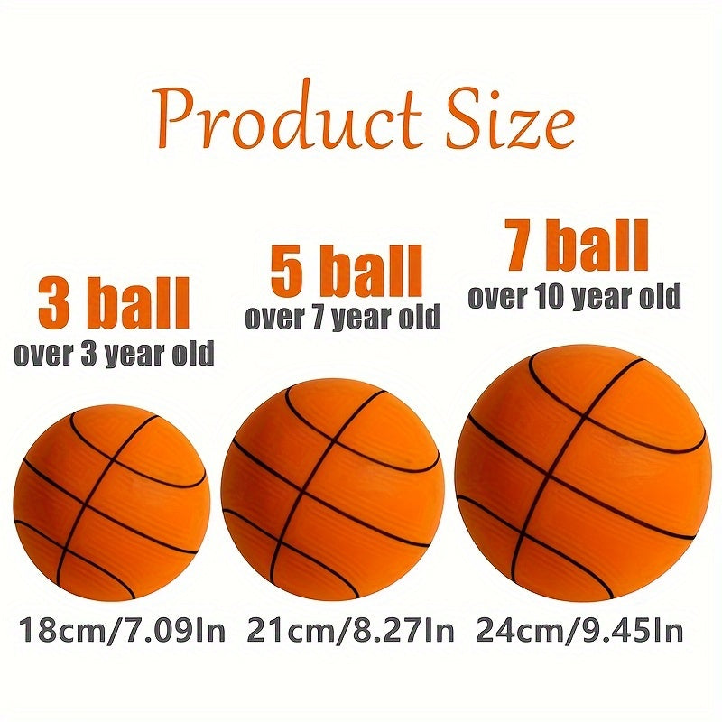 Silent Basketball High Elasticity Easy Grip Silent Ball For Indoor Dribbling