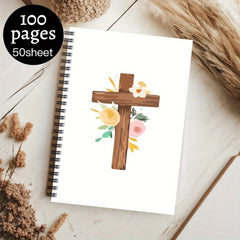 Bible Themed Spiral Coil Notebook - 1pc