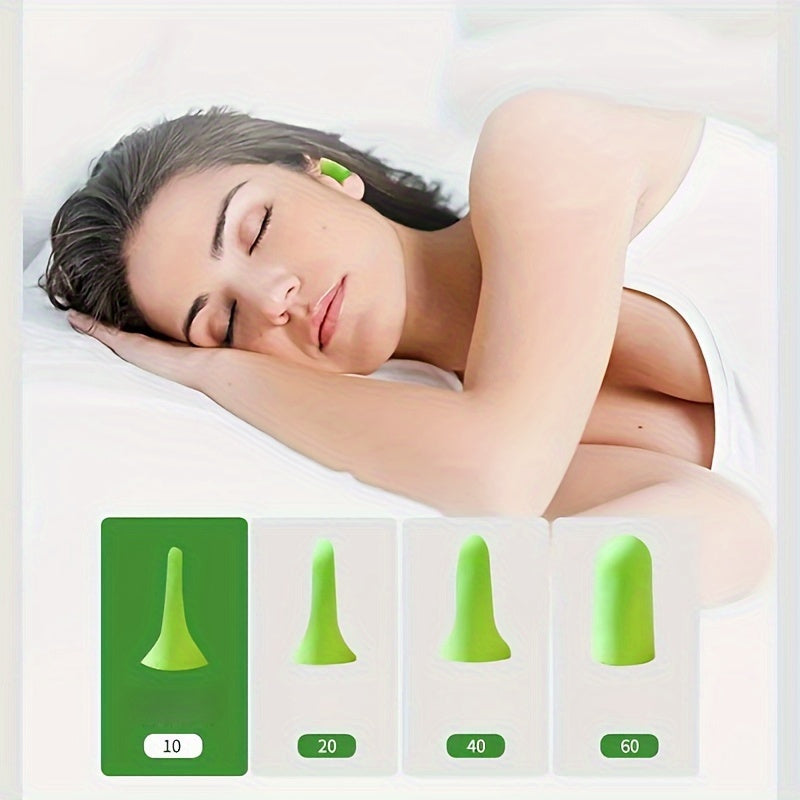 Noise Cancelling Foam Ear Plugs for Silent Sleep & Study