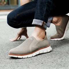 Men's Breathable Mesh Khaki Shoes