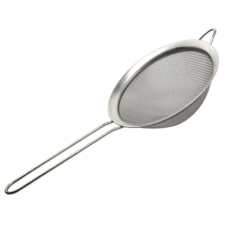 Stainless Steel Flour Sieve Colander Strainer Spoon