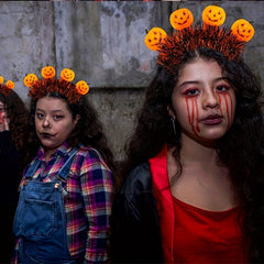 Halloween Light Up Pumpkin Headband Party Supplies