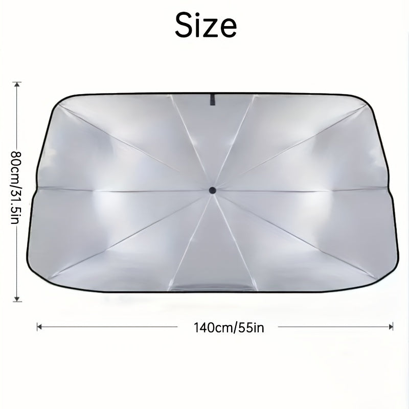Foldable Car Windshield Sun Visor UV Protector
