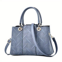 Classic Tote Shoulder Zipper Bag All Match Satchel Bag For Work