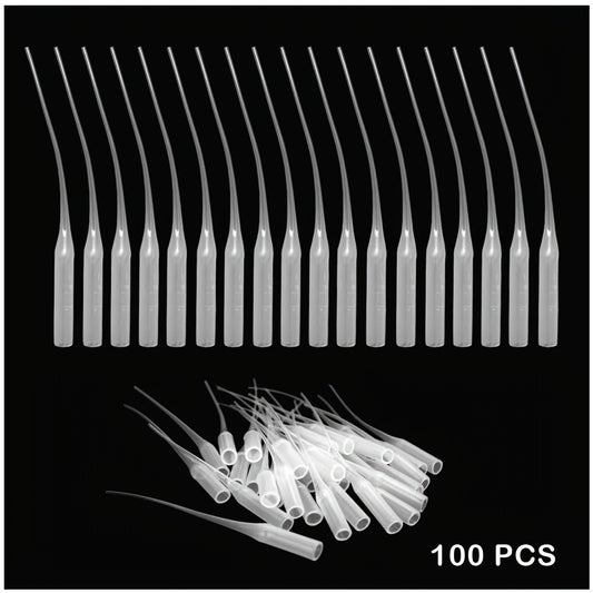 100pcs CA Glue Tips Precision Extender Crafts Lab Dispensing