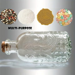 1pc Glass Bottle 8 5oz Small Glass Jar Medicine Bottle Mini Bottle With Cork