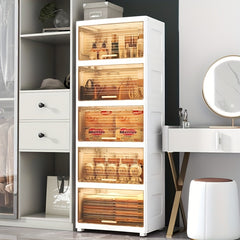 Clear Drawers Flip Open Storage Bins Storage Drawer Organizer
