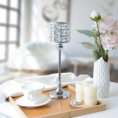 Crystal Candle Holders for Table Centerpieces, Home Decor, Wedding Party
