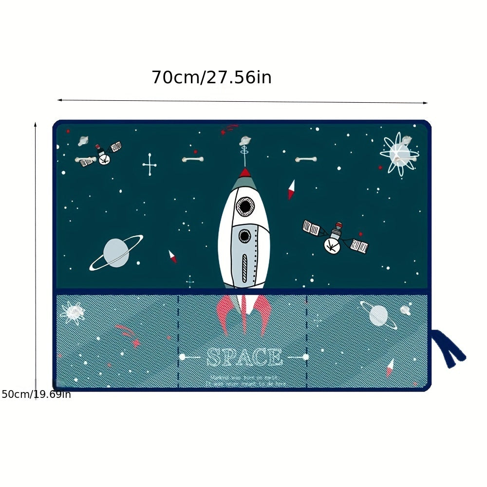 Adjustable Cartoon Car Sun Shade Curtain with Side Window Pocket