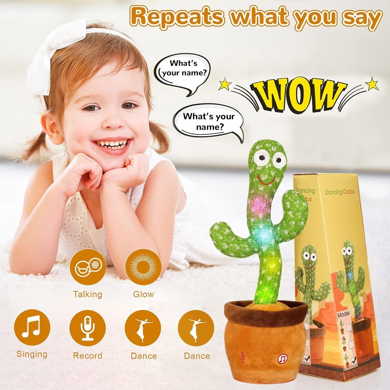 Interactive Plant Toy for Christmas and Birthday