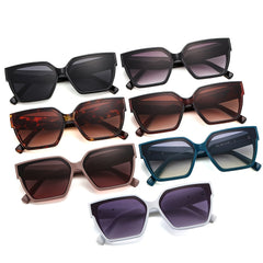 Vintage Oversized Square Sunglasses Women Sun Protection Lenses