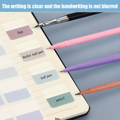 Colorful Morandi Student Classification Index Stickers