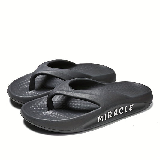 Men's Soft Thong Sandals Casual Non Slip Flip flops Shoes Toe Post Slides