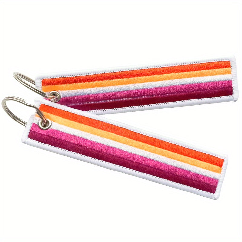 Rainbow LGBT Keychain Pendant Pride Month Accessories