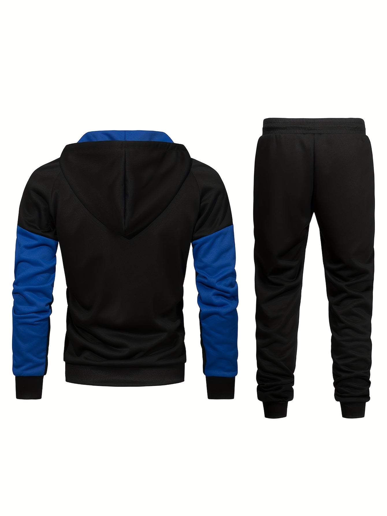 Men's Sports Set Comfy Zip Up Jacket & Active Sweatpants