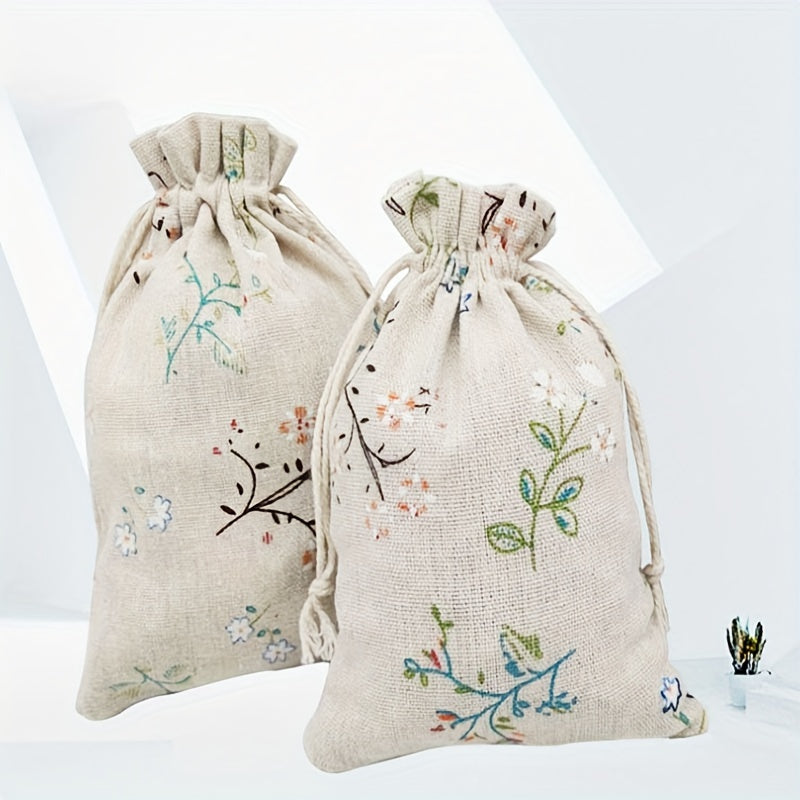 30pcs Burlap Bag Drawstring Jewelry Packaging Wedding Decor Party Gift Bag