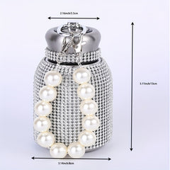 300ml Rhinestone Water Bottle Vacuum Flask
