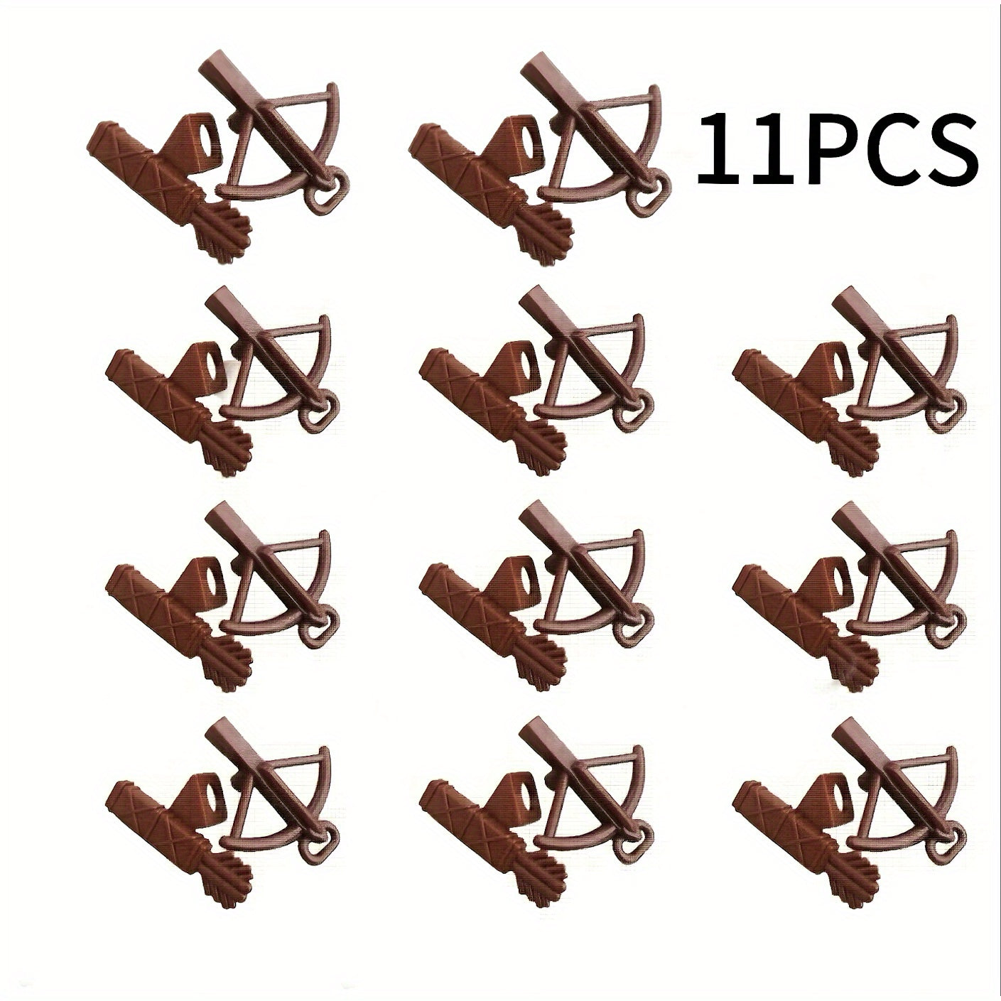 Medieval Scene Mini Figures Building Blocks Set with Crossbow and Accessories