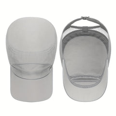 Flat Top Baseball Dad Sun Cap Adjustable Outdoor Sports Cap
