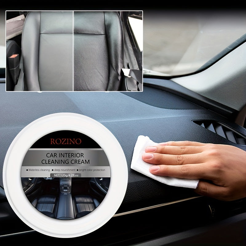 Car Interior Cleaning Remove Dirt, Wash Without Watermark, Prevent Leather Aging