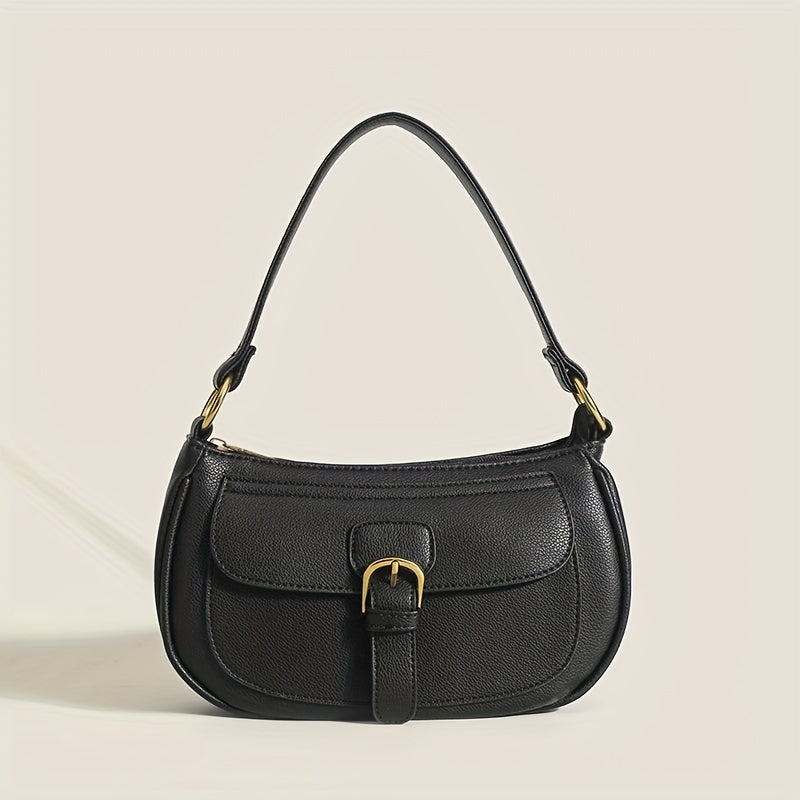 Minimalist Solid Baguette Bag All Match
