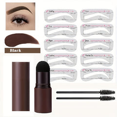 10pcs Eyebrow Stencils Kit for Perfect Eyebrows