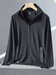 Men's Sun Protection Hooded Jacket for Outdoor Activities