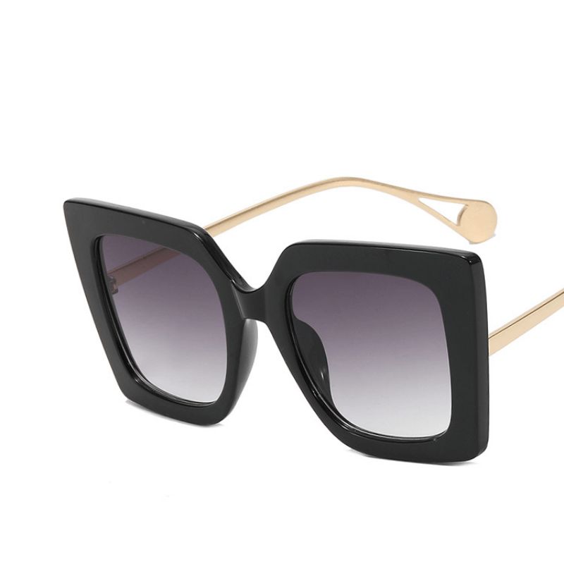 Square Frame Sunglasses Large Cat Eye Shades