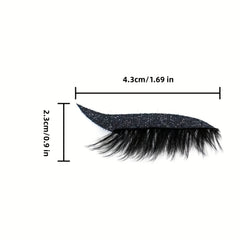 3D Faux Mink Hair False Eyelashes for Longer Thicker Lashes