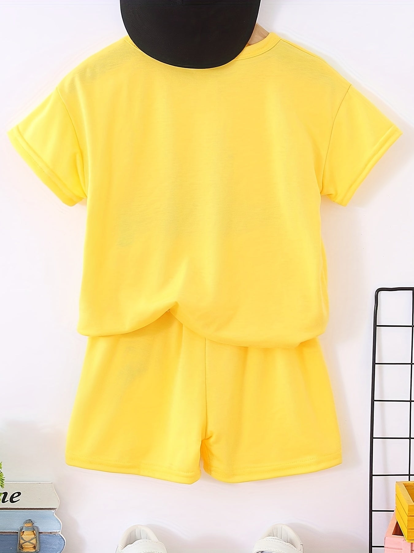 Boys Dinosaur Graphic Short Sleeve T shirt&Shorts Set Summer Kids Clothing