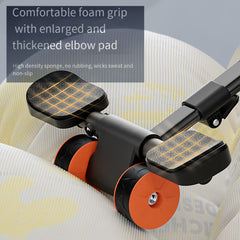 1pc Ab Exercise Wheel Elbow Support Rebound Ab Roller