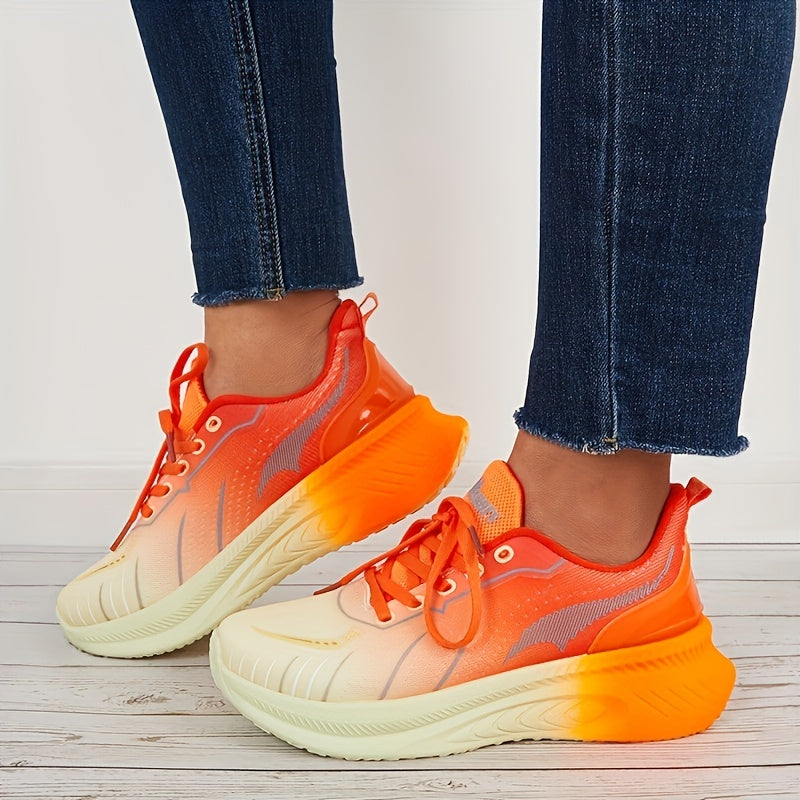 Ombre Non Slip Running Shoes Casual Sneakers