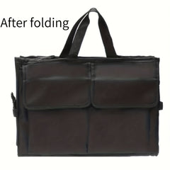 Car Folding Storage Bag Oxford Cloth Organizer Car Interior Grocery Box