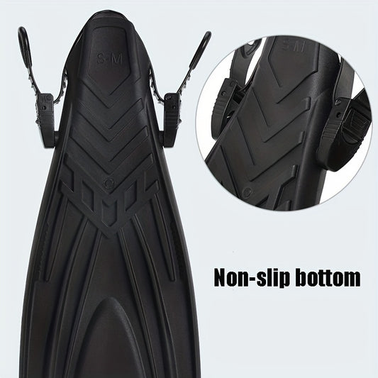Professional Diving Flippers for Adult Adjustable Size