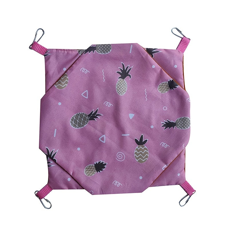 Doublelayered Hamster Hammock Cozy Bed for Small Animals