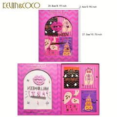 Halloween 21 Colors Eyeshadow Palette Set Pearly Matte Earth Orange Brightening