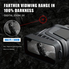 B12 Professional HD Night Vision 5X Zoom Digital Infrared Goggles