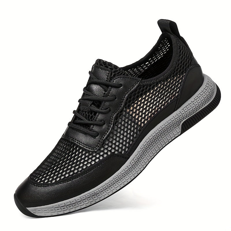 Men's Lace up Sneakers Casual Walking Shoes Comfortable
