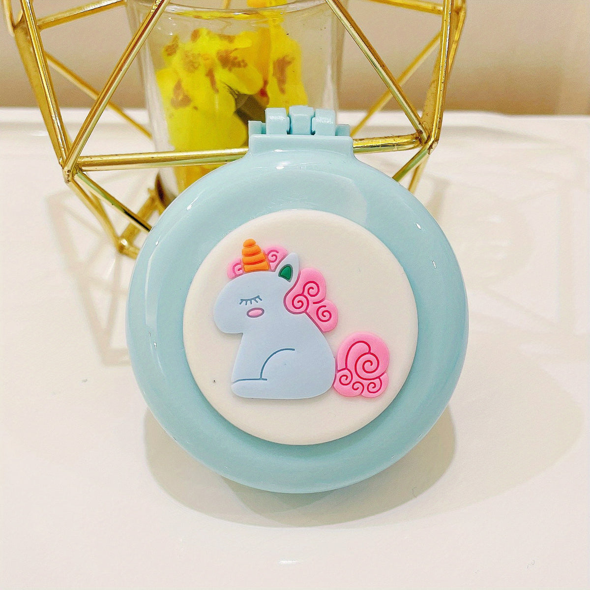 Portable Air Cushion Head Massage Comb and Mirror Set