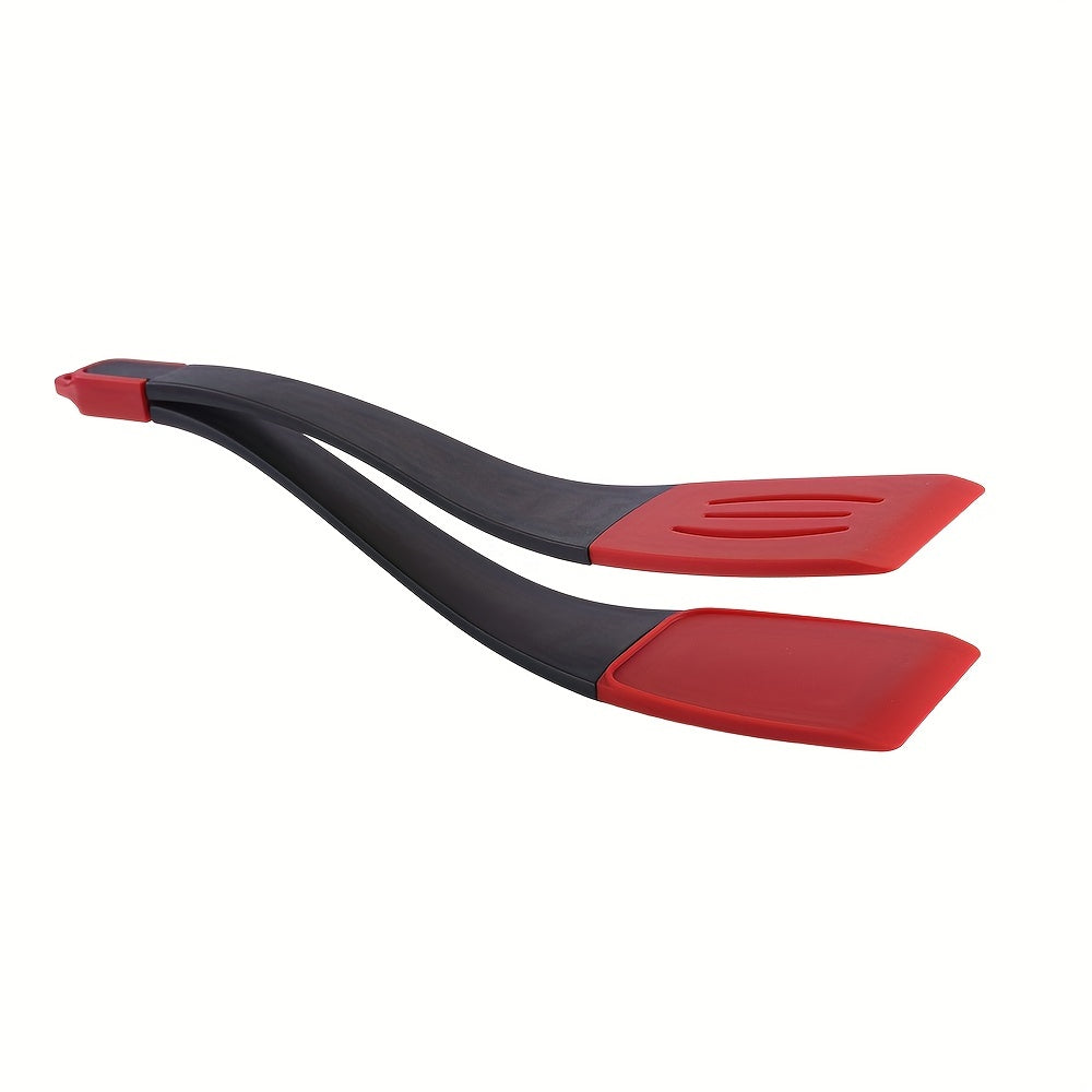 Silicone 3-In-1 Frying Shovel Clip Spatula Leak Shovel