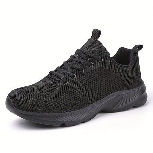 Men's Knit Breathable Running Shoes Outdoor Athletic Sneakers