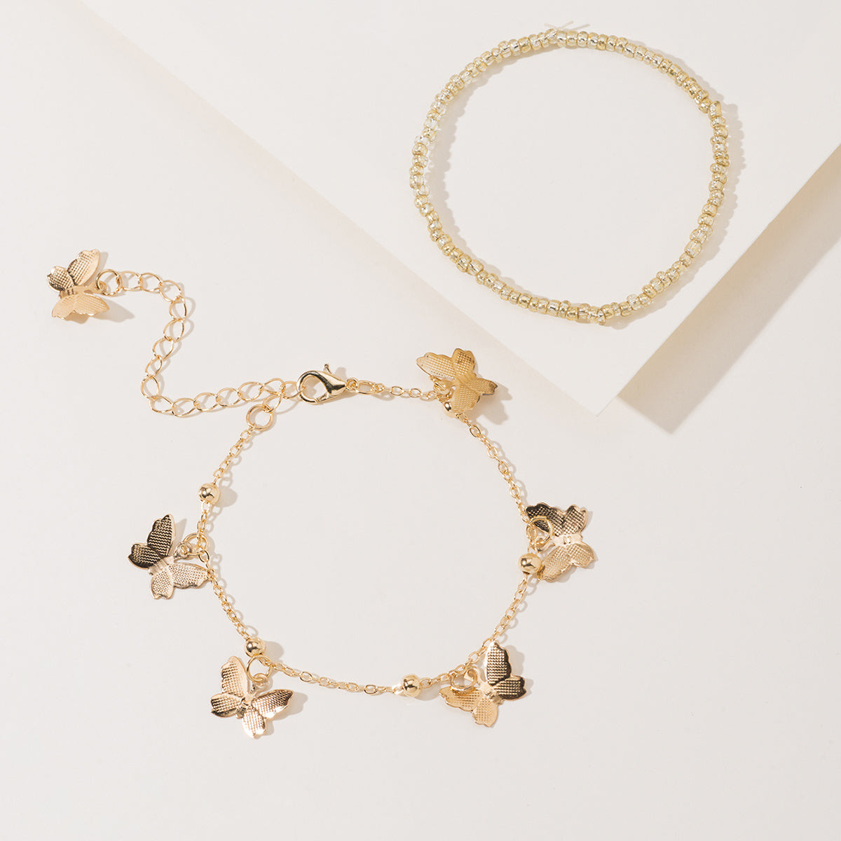 Butterfly Charm Bracelet Set