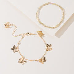 Butterfly Charm Bracelet Set