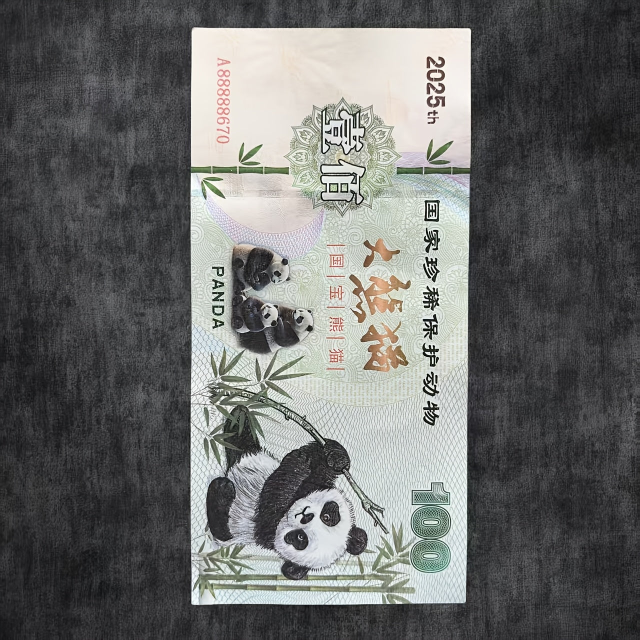 Giant Panda Collectible Banknotes Set