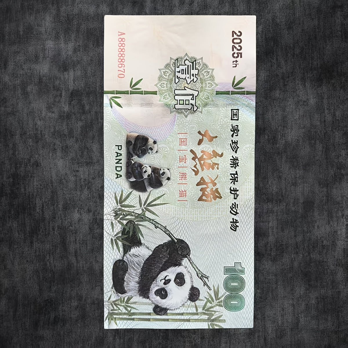 Giant Panda Collectible Banknotes Set