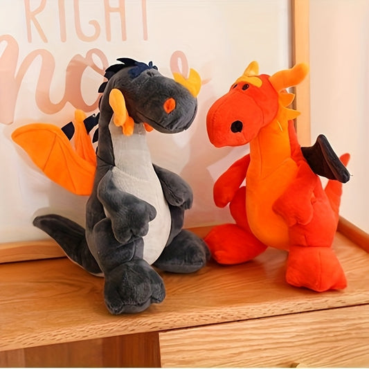 Color Fantasy Plush Wyvern Toy Magical Flying Dragon Stuffed Animal