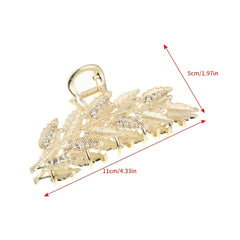 Rhinestone Metal Hair Clips Strong Hold Grip Hair Jaw Clip