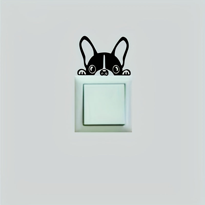 French Bulldog Light Switch Sticker Vinyl Wall Decal