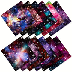 12pcs Constellation Scrapbook Paper Pads 15.24x15.24 cm