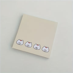 4pcs Cat Sticky Notes Mini Message Book DIY Decoration Materials